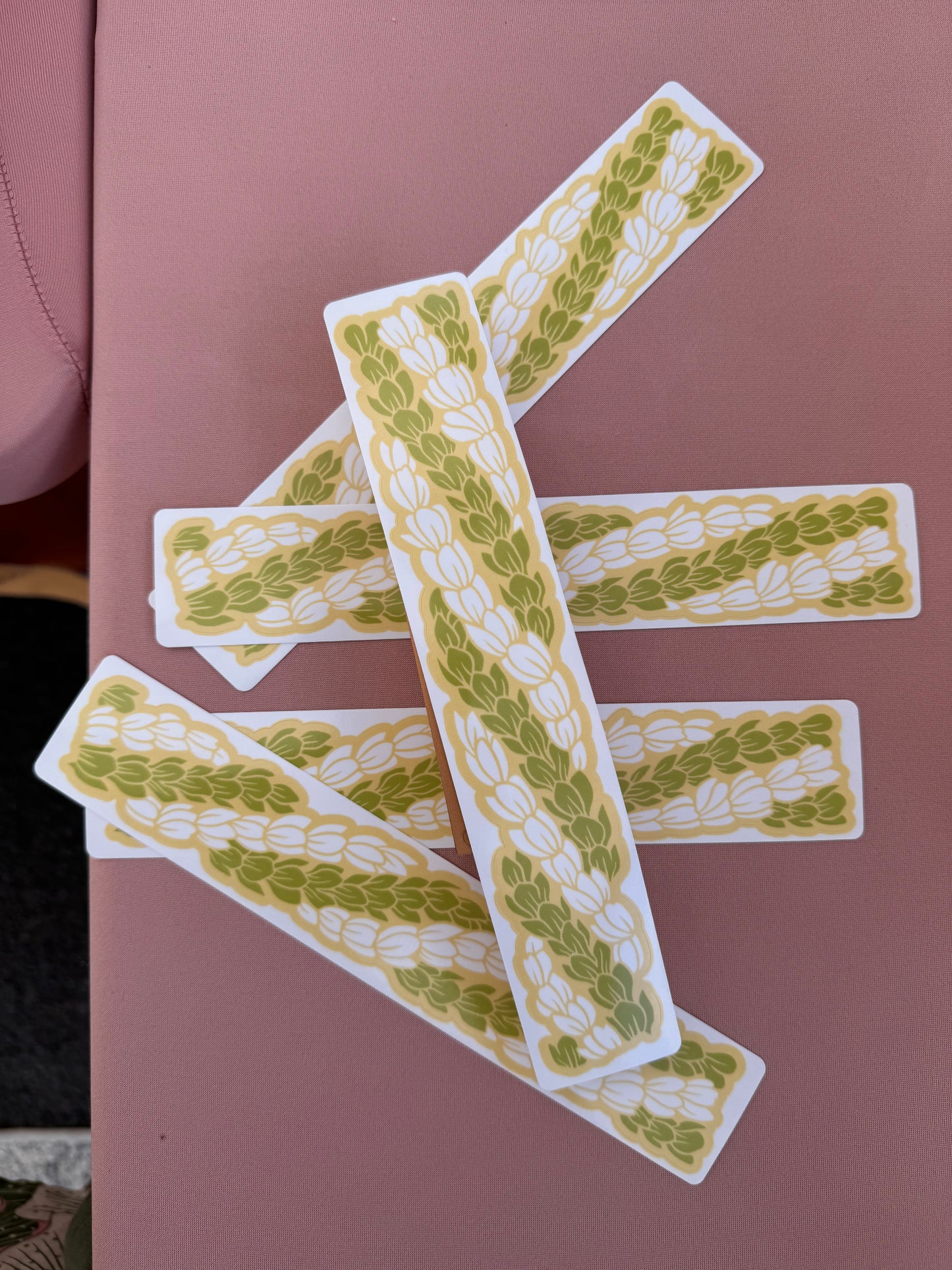 Lei Wrap | Pakalana & Pikake 9" Wrap | Waterproof sticker