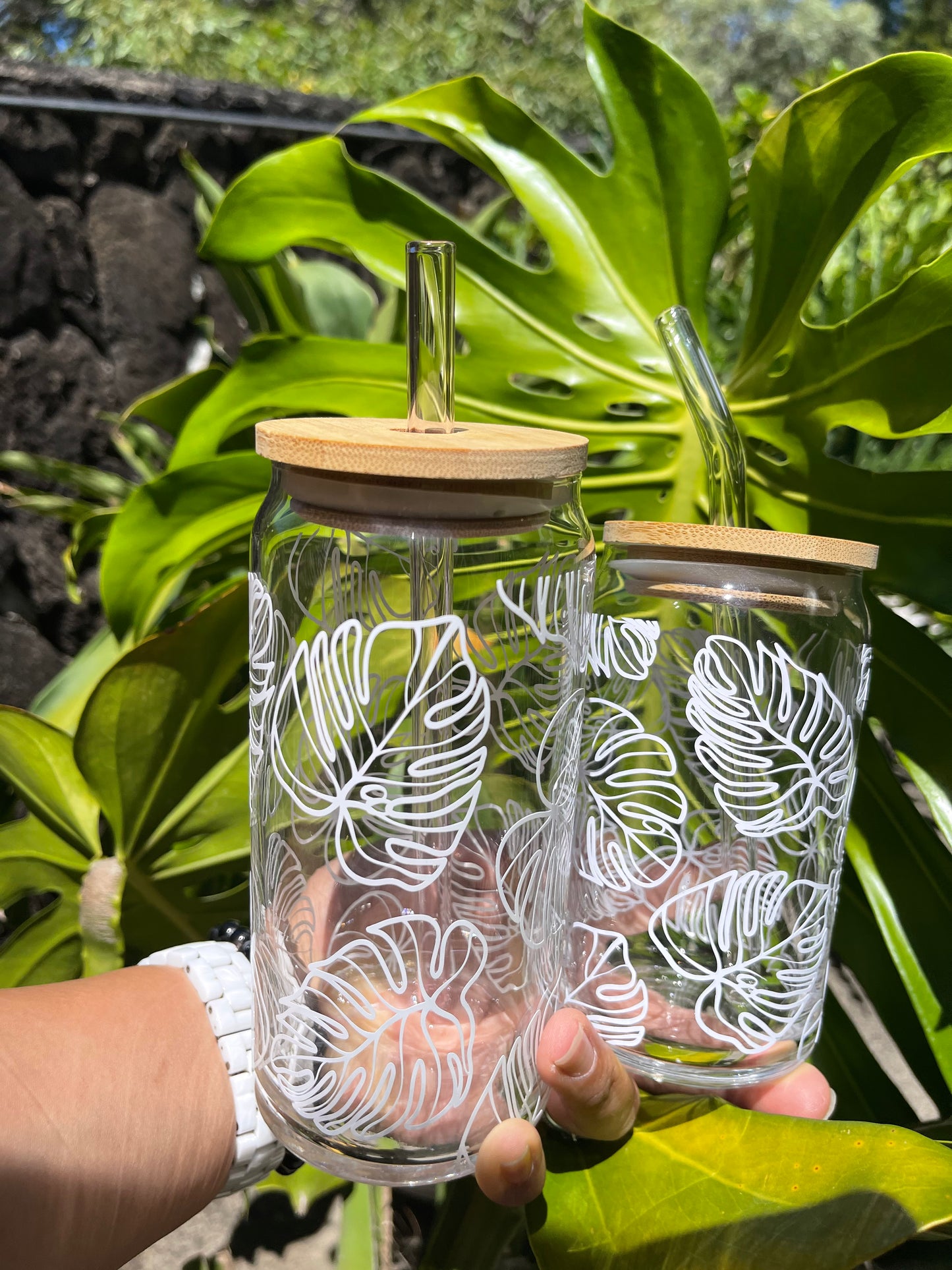 Bamboo Lids | Glass Straws | Glassware accessories