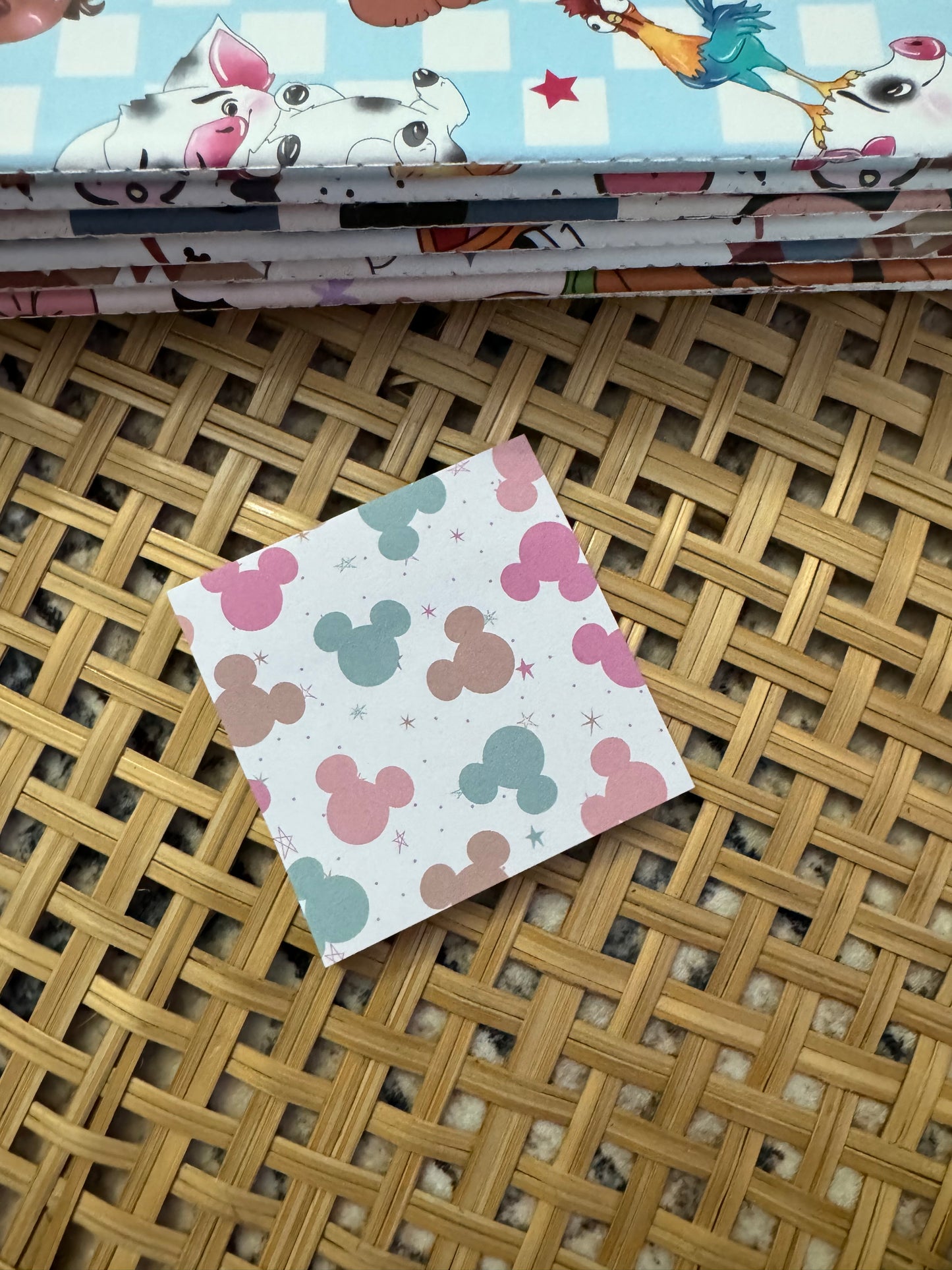 Pastel Mickey Disney Theme Sticky Note | STATIONARY