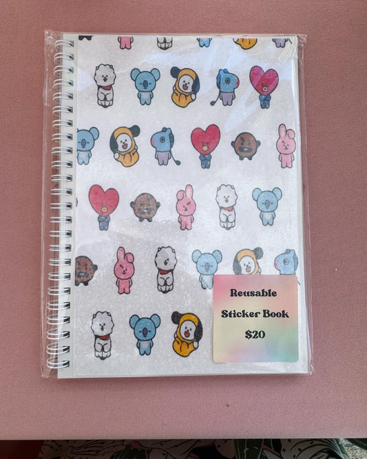 Reusable Sticker Book 5"x7" | 50 pages