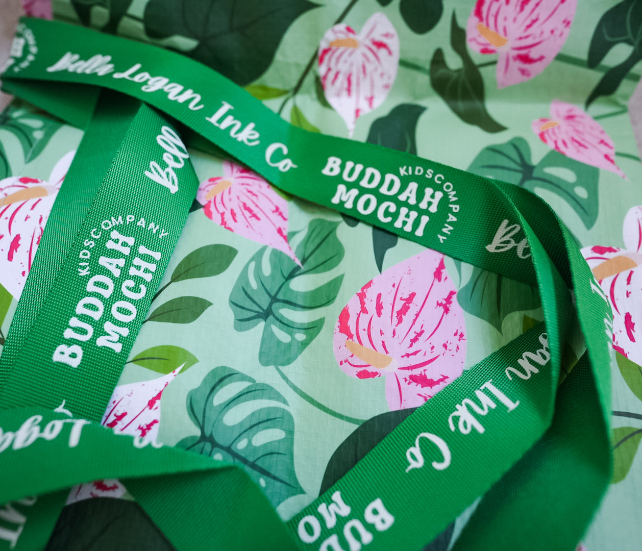 Shibori Anthurium| Bebeh Bucha | Bella Logan Ink Co x Buddah Mochi Collab