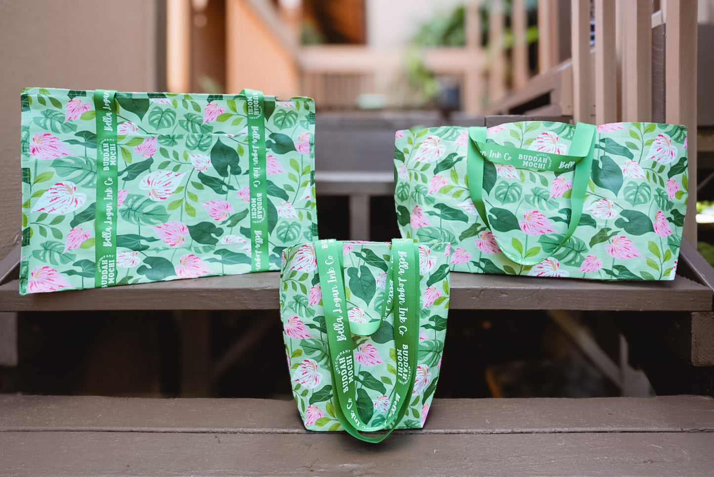 Shibori Anthurium| Bebeh Bucha | Bella Logan Ink Co x Buddah Mochi Collab