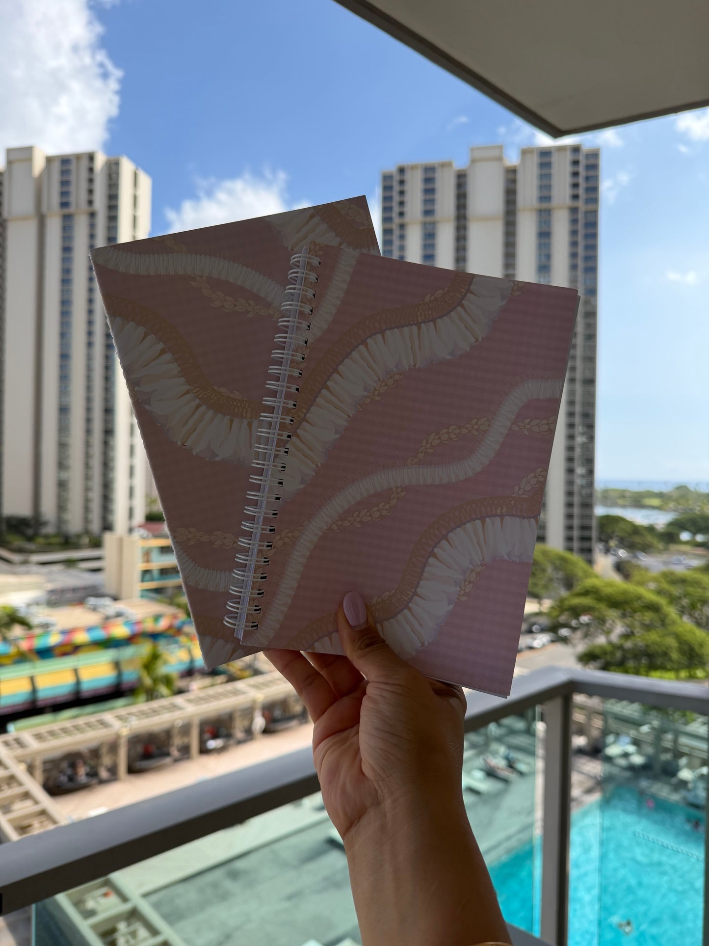 Ginger Lei Spiral Bound Notebook | STATIONERY