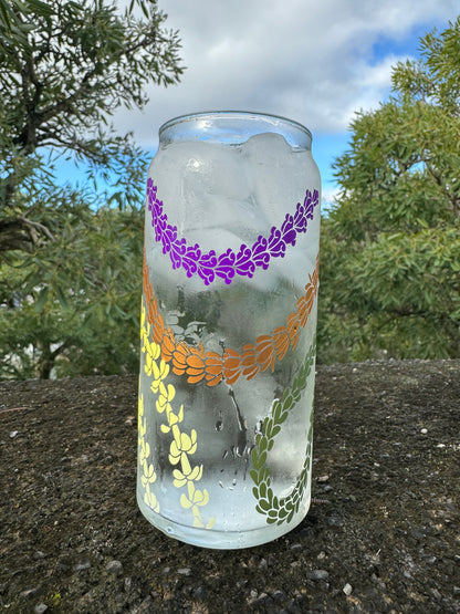 Lei Stand Libbey Beer Can Glass