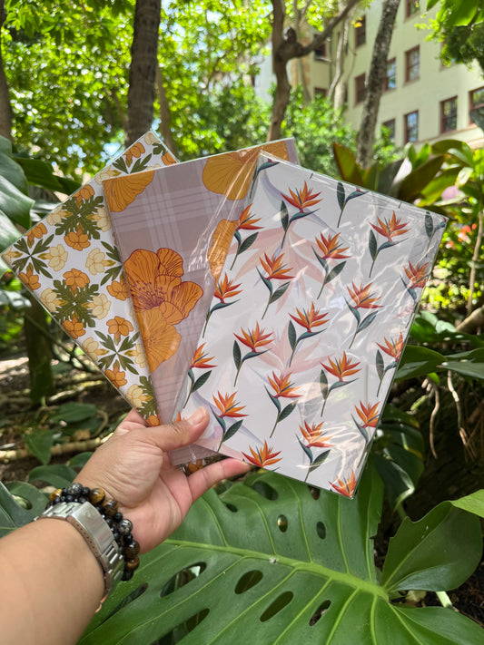 Bird of Paradise Print Notebook | Lined 80 Pages | Matte Cover